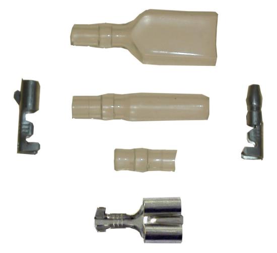 Picture of Electrical Connectors Male Bullet with Female & Covers
