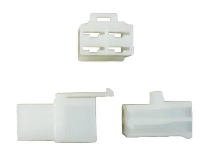 Picture of Electrical Plastic Connector 4 Pole Spade Male & Female Block (5 Pairs)