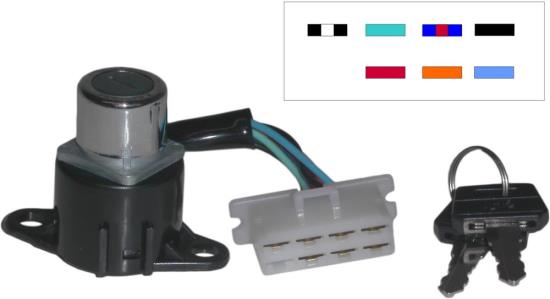 Picture of Ignition Switch Honda C90ZZ 79-84 (7 Wires)