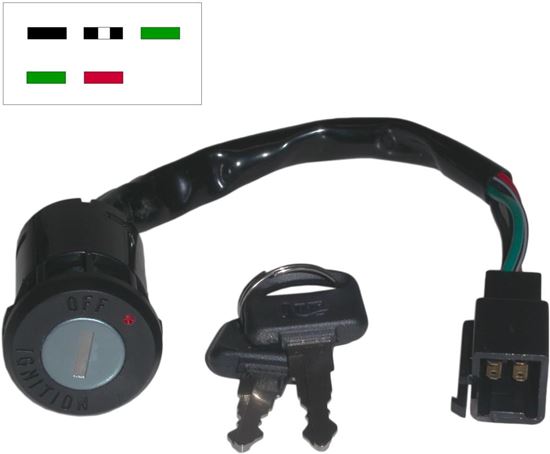Picture of Ignition Switch Honda C90 Cub 93-03 (5 Wires)