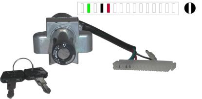 Picture of Ignition Switch Honda MTX125, MTX200 83-95 (4 Wires)