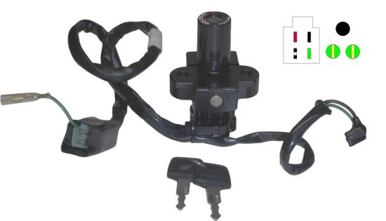 Picture of Ignition Switch Honda NSR125 & NSR50 89-00 (7 Wires)