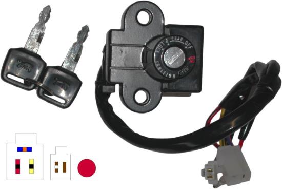 Picture of Ignition Switch Honda CBR400R 86-94 (6 Wires)