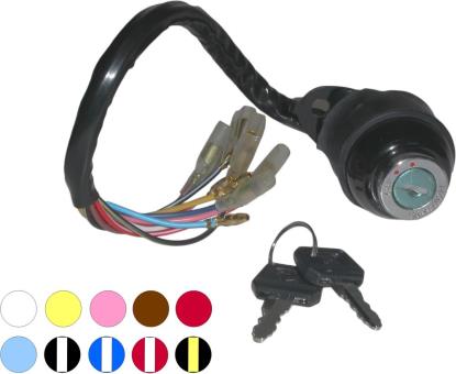 Picture of Ignition Switch Kawasaki KM100 79-81 (10 Wires)
