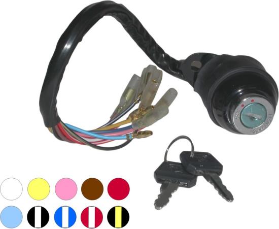 Picture of Ignition Switch Kawasaki KM100 79-81 (10 Wires)