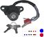 Picture of Ignition Switch Kawasaki KE175D1-D5, KL250 76-84 (8 Wires)