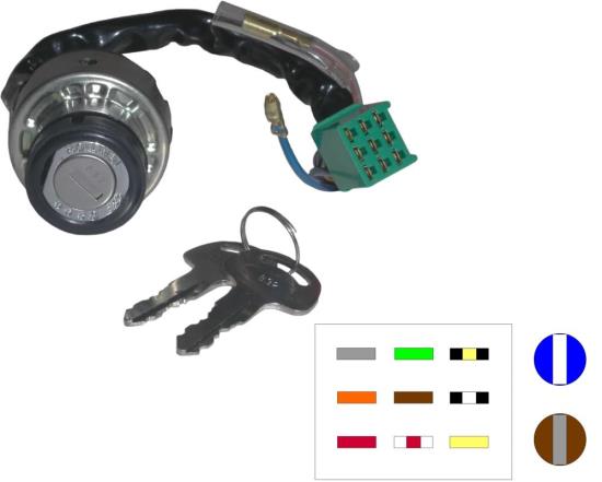 Picture of Ignition Switch Suzuki TS50K 11 Wires