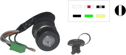 Picture of Ignition Switch Suzuki FZ50, FR80 77-80 (7 Wires)