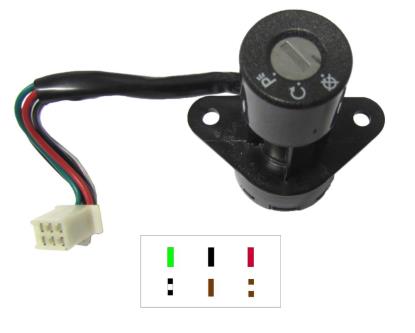 Picture of Ignition Switch Suzuki GS125ES (6 Wires) & Chinese Models