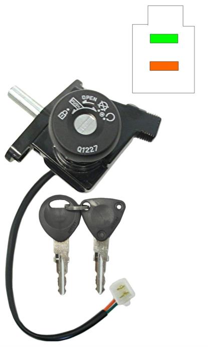 Picture of Ignition Switch Yamaha YH50 Why 99-04 (2 Wires)