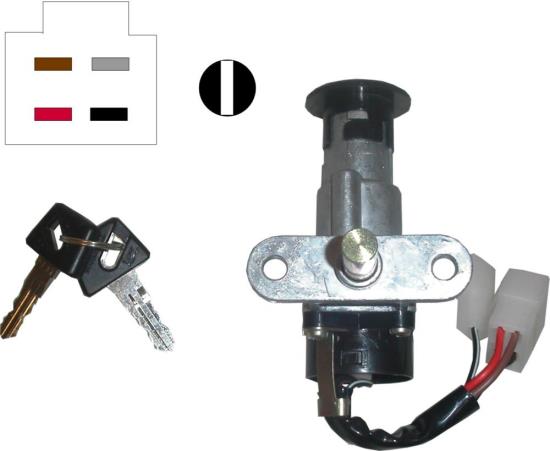 Picture of Ignition Switch Yamaha CW50T (BW's) 1990 5 Wires