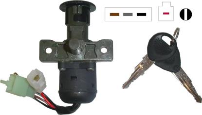 Picture of Ignition Switch Yamaha CW50T (BWs) 90-94 (5 Wires)