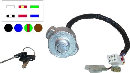 Picture of Ignition Switch Yamaha YB100 80-82 (10 Wires)