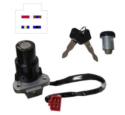 Picture of Ignition Switch Yamaha YZF-R125 08-18 (4 Wires) MT125