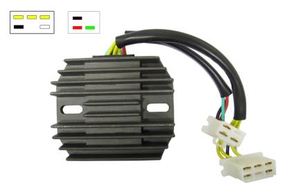 Picture of Regulator / Rectifier Honda CBR1000F 87-88 8 Wires SH258C-12