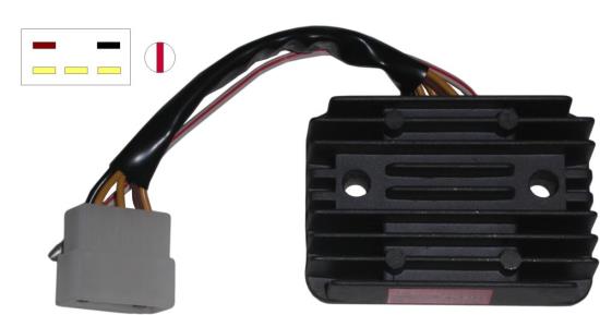 Picture of Regulator/Rectifier for 1977 Kawasaki (K)Z 1000 A1