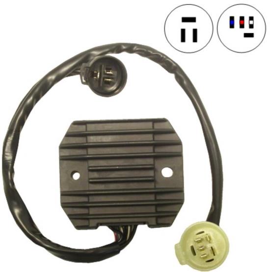 Picture of TourMax Regulator / Rectifier Kawasaki ZX6R J1-2, A1P SH650-12 RGU-415