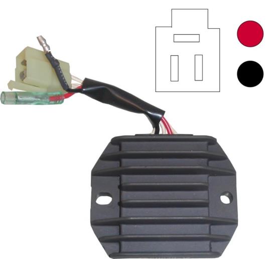 Picture of Regulator/Rectifier for 1996 Yamaha YFM 400 FWH Kodiak (4SH3)