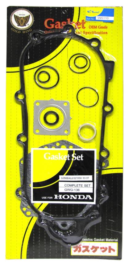 Picture of Vertex Full Gasket Set Kit Honda SFX50 95-01, SGX50 97-03, SH50 96-03,
