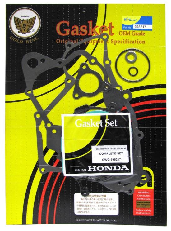 Picture of Full Gasket Set Kit Honda CR80RG, RH, RJ, RK, RL, RM 86-91