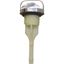 Picture of Oil Dipstick Chrome Head 90mm Long inc 18mm dia thread