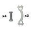 Picture of Rear Sprocket Bolt & Tab Set 0801 0802 Sprocket 10mm Hole 50mm Ctr