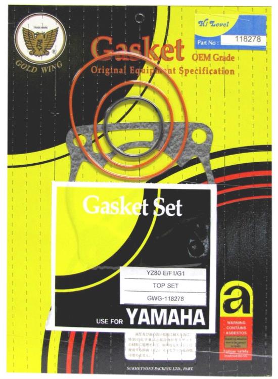 Picture of Gasket Set Top End for 1994 Yamaha YZ 80 LWF (Large Rear Wheel) (4LB1)