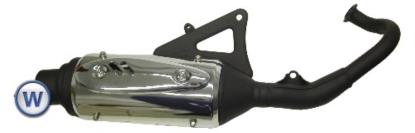 Picture of Exhaust Complete for 1999 Kymco People 50 (2T)