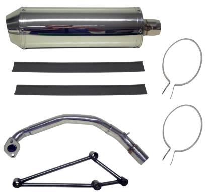 Picture of Exhaust Kymco Grand Dink 125/250 (Scooter) Stainless Steel