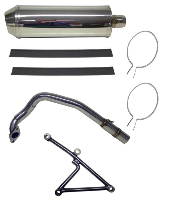 Picture of Exhaust PGO G-Max 125,150 Stainless Steel