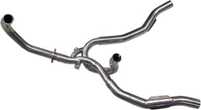 Picture of Exhaust Downpipes for 2004 Suzuki SV 1000 S-K4 (Half Faired)