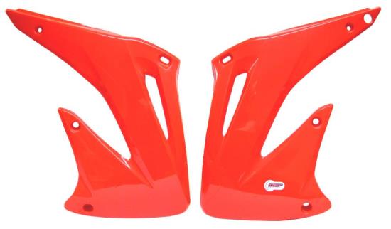 Picture of Radiator Scoops Red Honda CRF450R 02-04 (Pair)