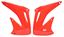 Picture of Radiator Scoops Red Honda CRF450R 02-04 (Pair)
