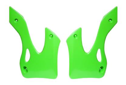 Picture of Radiator Scoops Green Kawasaki KX125, KX250 99-02 (Pair)