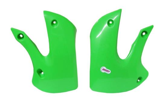 Picture of Radiator Scoops Green 05 Kawasaki KX65 01-08, KLX110 02-08, RM (Pair)