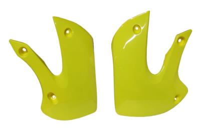 Picture of Radiator Scoops Yellow Kawasaki KX65 01-09, KLX110 02-09, RM6 (Pair)