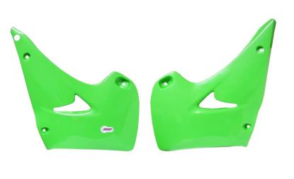 Picture of Radiator Scoops Green Kawasaki KX125, KX250 03-08 (Pair)