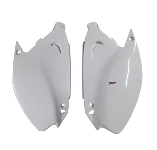 Picture of Side Panels White Kawasaki KX125, KX250 03-08 (Pair)