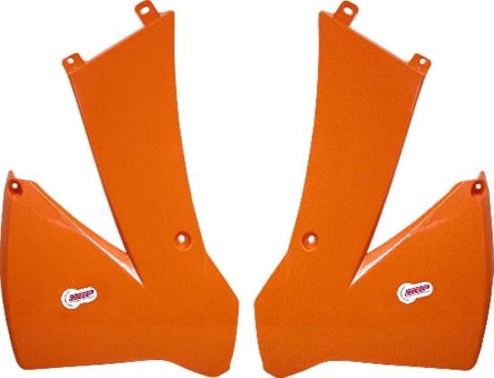 Picture of Radiator Scoops Orange KTM SX85 04-05 (Pair)