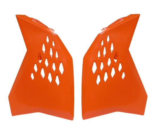 Picture of Radiator Scoops Orange KTM SX 07-08, EXC 08-10 (Pair)