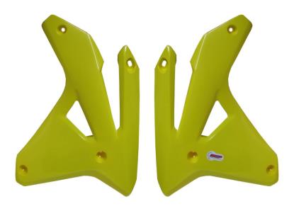 Picture of Radiator Scoops Yellow Suzuki RMZ450 07-09 (Pair)