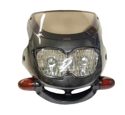 Picture of Headlight Twin + Fairing including Indicators Carbon Look