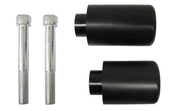 Picture of Shogun Frame Sliders Black Honda CBR600RR 07-08 Frame Cut (Set)