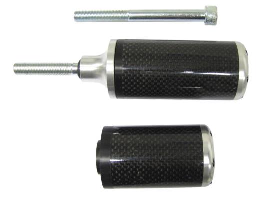 Picture of Shogun Frame Sliders Carbon Look Kawasaki ZX6RR 05-06 (Set)