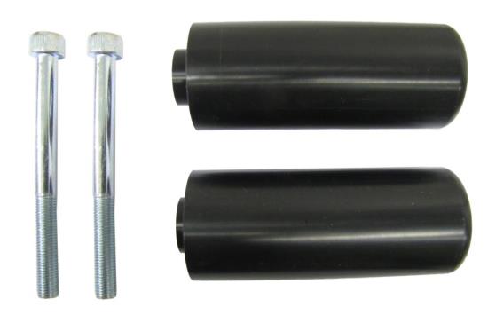 Picture of Shogun Frame Sliders Black Suzuki SV1000 03-05 (Set)