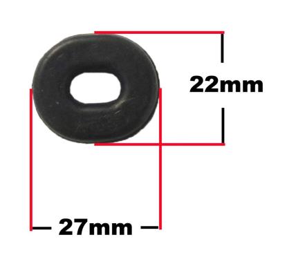 Picture of Side Panel Rubbers Honda Style 27mm x 22mm Oval Hole (Per 10)