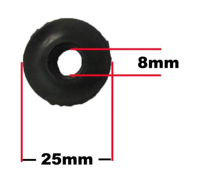 Picture of Side Panel Rubbers Suzuki Style O.D 25mm Round, I.D 8mm (Per 10)
