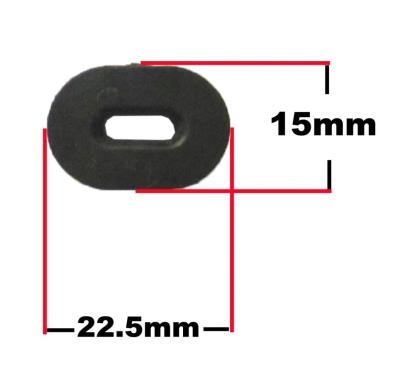 Picture of Side Panel Rubbers Suzuki Style 22.50mm x 15mm Oval Hole (Per 10)