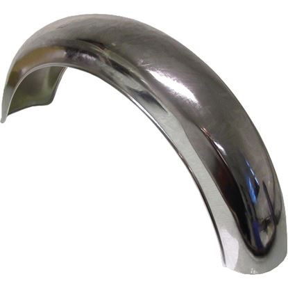 Picture of Rear Metal Mudguard Chrome Universal 4" wide