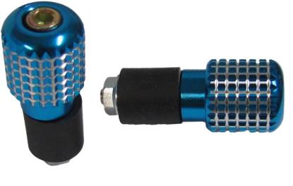 Picture of Bar End Weight Diamond Blue (Pair)